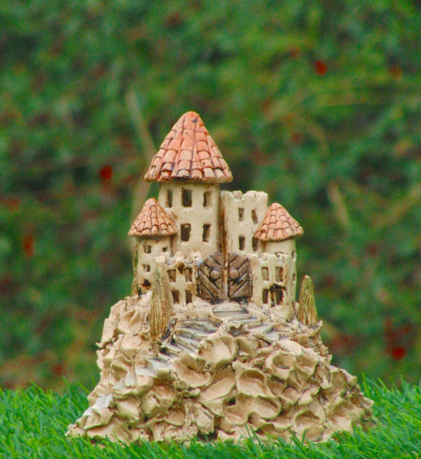 lantern castle ceramic