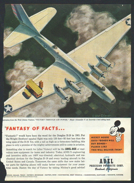 Items similar to Original Good Housekeeping Mickey Mouse ad for Adel