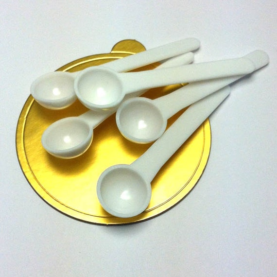 Mini Plastic Scoop Pigment Spoon Scoop 1.25ml 1.25cc