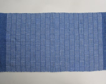 Handwoven Log Cabin Table Runner