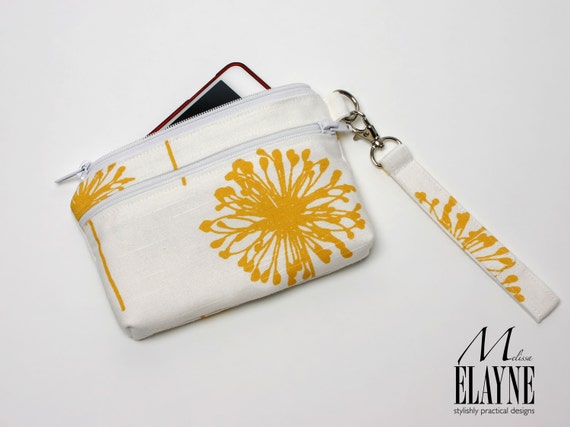 LARGE -iPhone 5 Wristlet, Wrist Wallet with Removable Strap