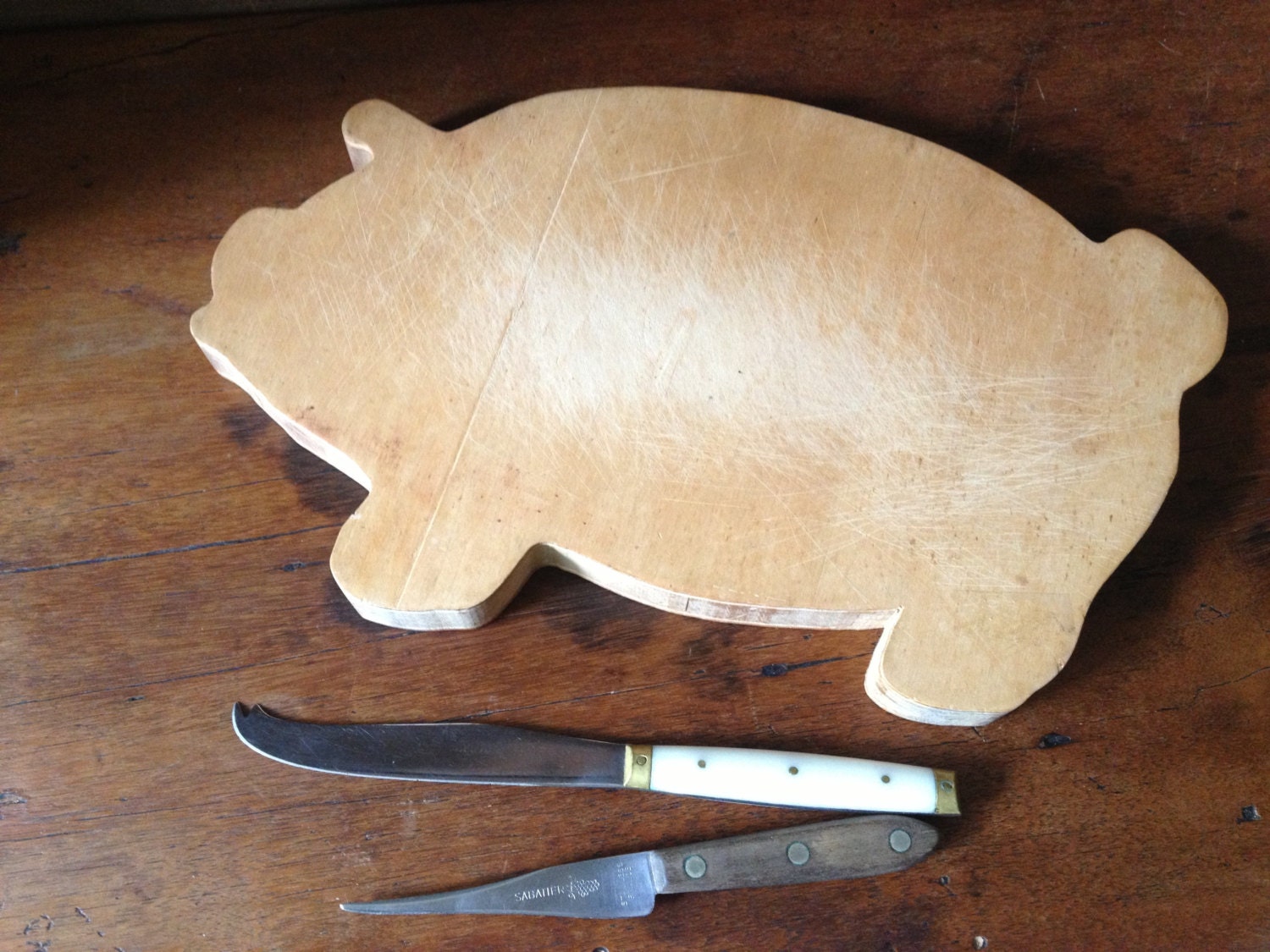 Vintage French Stainless Steel Cheese & Grape Knife Sabatier Haute Juice