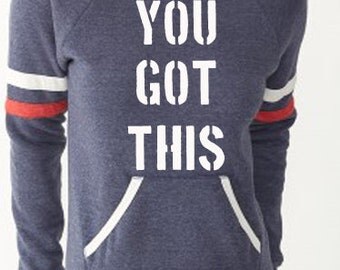 YOU GOT THIS! Off the Shoulder Running Sweatshirt