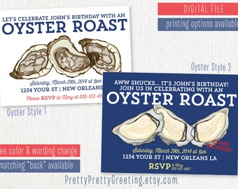 Popular items for oyster roast on Etsy
