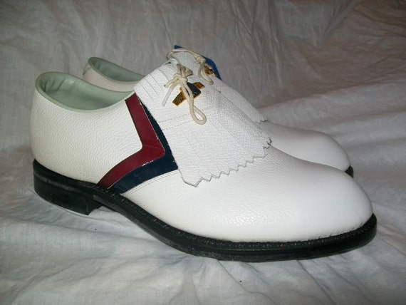 Tom Watson 1980s Golf Shoes CLEATS Club Vintage Dunlop by So1980s