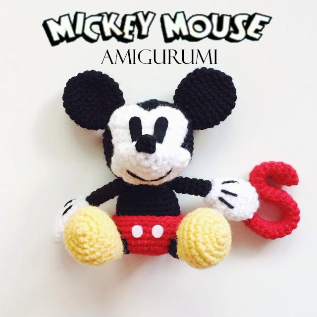 Mickey Mouse Amigurumi Crochet Pattern PDF