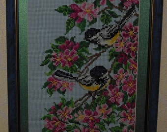 Completed Finished Cross Stitch Birds 1000 images about birds cross stitch on pinterest