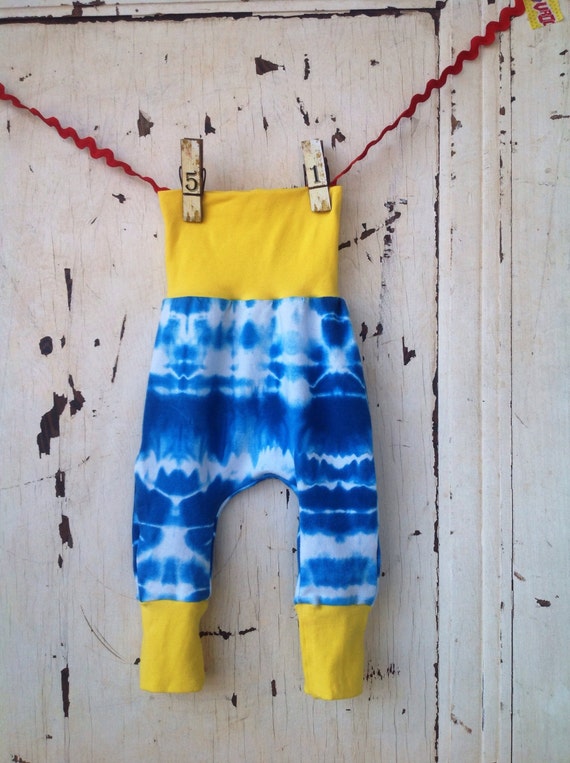 Toddler Harem Pants Baby Harem Pants Blue Tie Dye Toddler