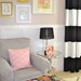 Black and White horizontal striped CURTAINS CUSTOM