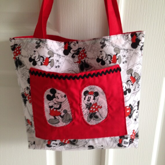 Mickey Mouse and Minnie Mouse Bag, Toddler Bag, Travel Bag, Dance Bag, School Bag, Mickey Mouse ...