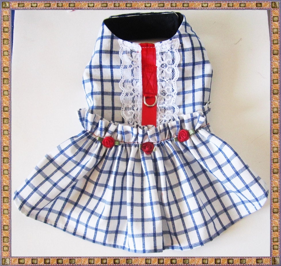 Dog Harness Dress Pet Collar Dress for that Small Tcup