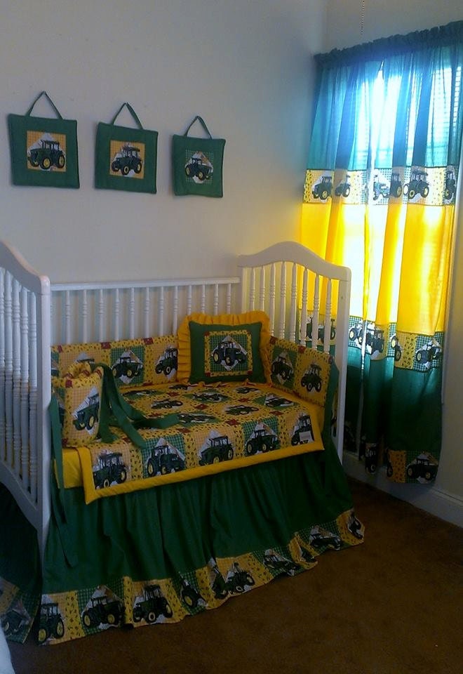 john deere crib bedding