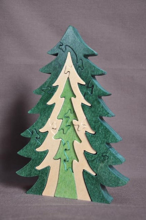beautiful natural pine christmas tree puzzle wooden toy beautiful natural pine christmas tree puzzle wooden toy