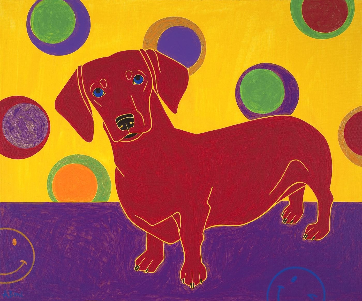 Dachshund Art Dachshund Modern Art Dachshund Pop Art