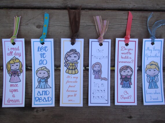 items similar to disney princess bookmarks original