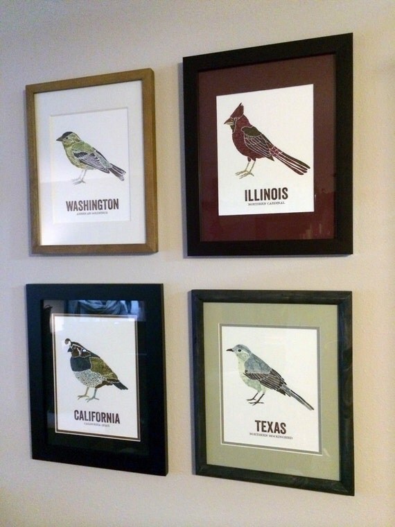 California State Bird Nature art Outdoor art by WoodenPencilCo