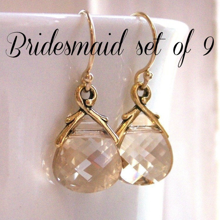 elegant bridesmaid earrings