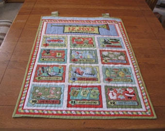 12 Joys of Christmas Quilted Wall Hanging