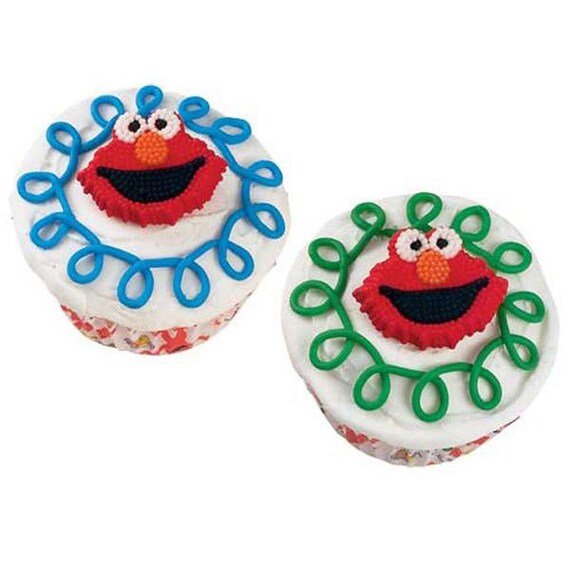 Elmo Icing Decorations Elmo Sesame Street Birthday Edible