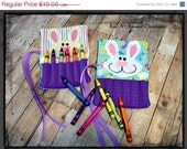 Christmas In July Sale Bunny Crayon Roll buy 3 or more and get a better price Il_170x135