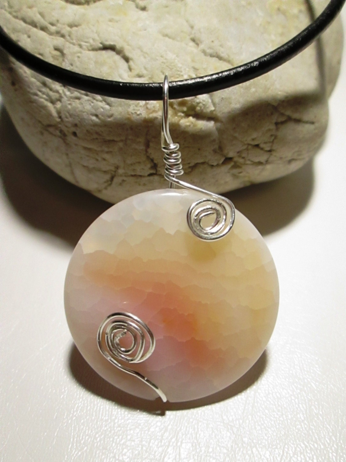 Stunning Volcano Cherry Quartz Sterling Silver by GirlsGotGems