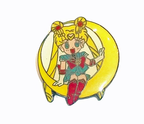 sailor moon sitting on moon