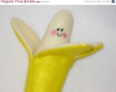 Christmas in July Sale Play pretend smiley face banana with removable peeling felt food Il_170x135