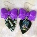 SALE Lolita Gorillaz Guitar Pick Earrings