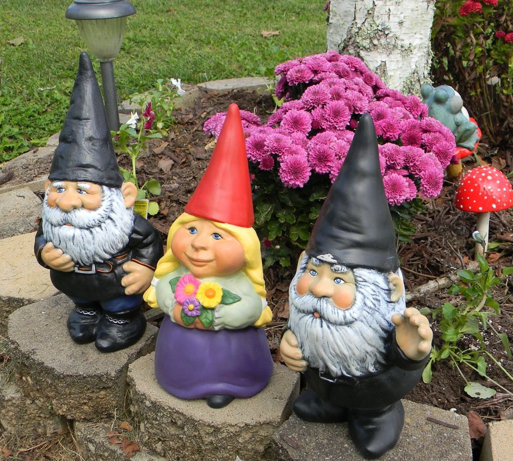 Garden Gnome Ceramic Lady Lisa Garden Gnome Female Wedding