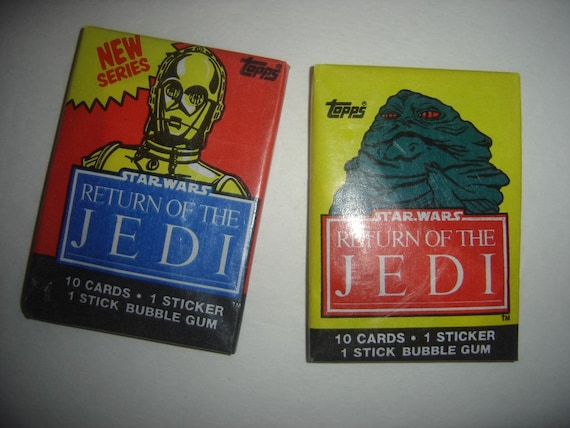1983 topps return of the jedi cards