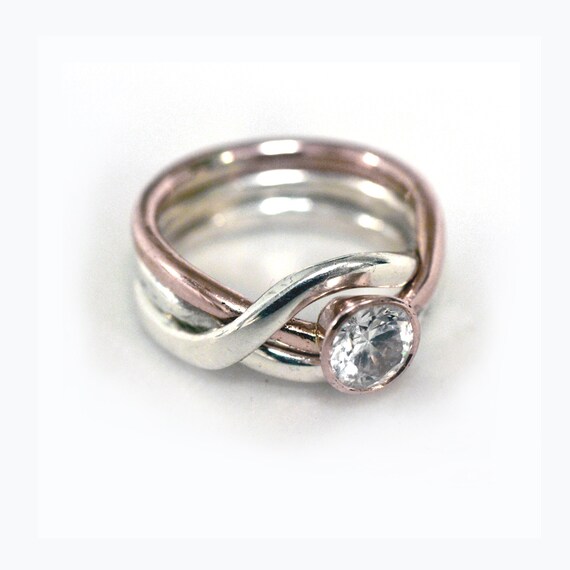 rings wedding crossword Engagement 3 Sterling ring Puzzle by Ring DafnaDagan Piece