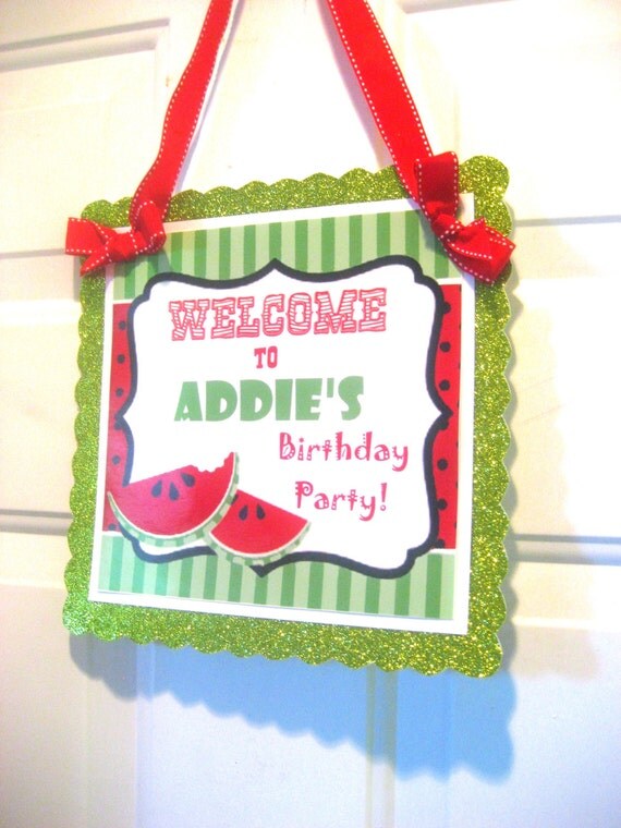 Birthday Door Sign Custom Birthday Door Sign Personalized
