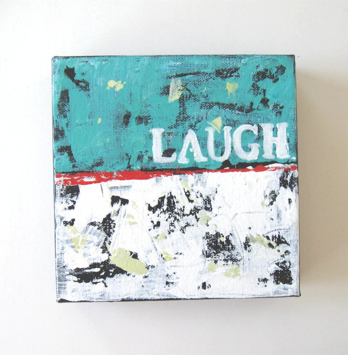 Custom Word Art Original Painting on Canvas Home Decor