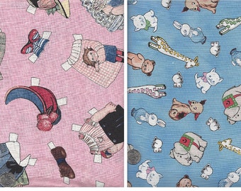 Sale! 23 fat quarters from Aunt Lindy's Paper Dolls