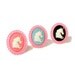 Kawaii Lolita Fairy Tale Unicorn Ring Cameo Pastel Pink Lace Edge Adjustable - Black ONLY