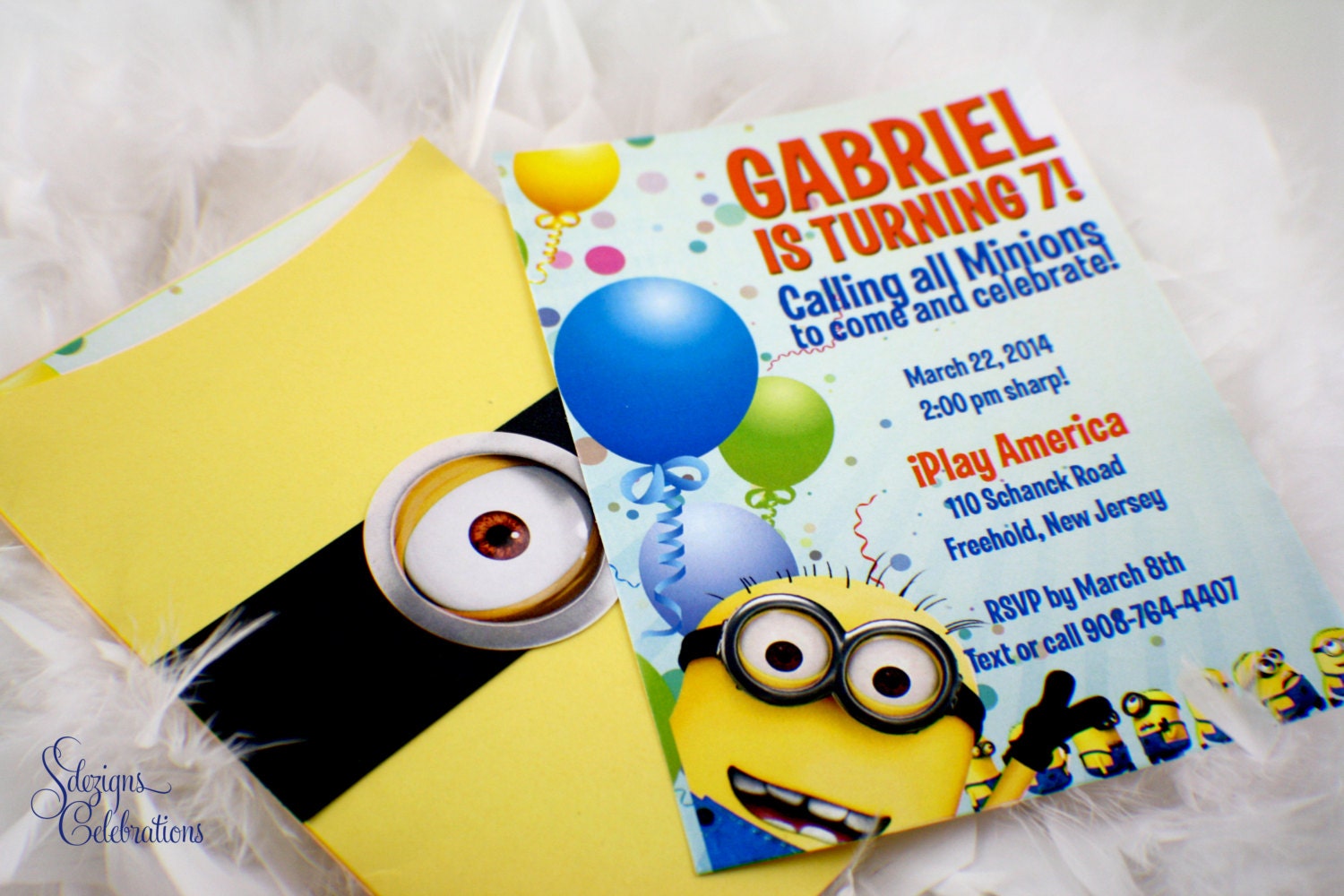 Minion Birthday Invitations