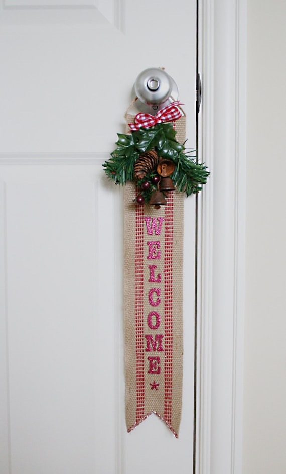 Jute Upholstery Webbing Holiday Banner Decoration ornament gift ideas