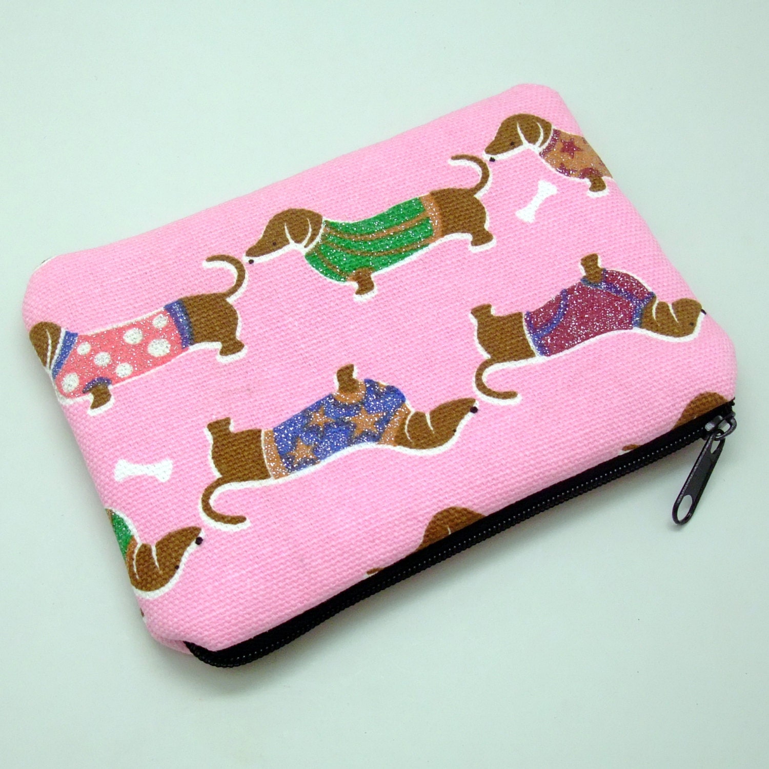 Dressed up dogs Zipper pouch / coin purse / card bag