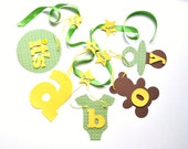 Baby shower decorations green and yellow It's a boy banner by ParkersPrints on Etsy Il_170x135