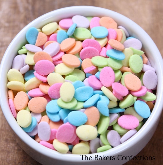 Pastel Easter Egg Sprinkles, Spring Sprinkles, Flower Petal Sprinkles