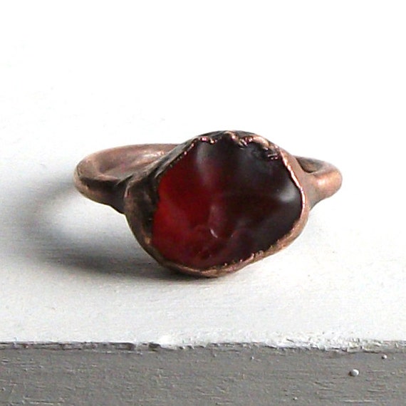 Opal Ring Gemstone Ring Size 7 Birthstone Ring Stone Ring