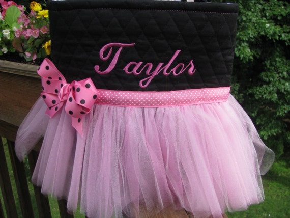 Personalized Pink Ballet Tutu Tote Bag