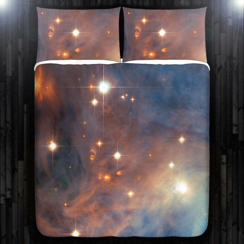 Galaxy Bedding Galaxy Duvet Cover Galaxy Decor Galaxy Fabric