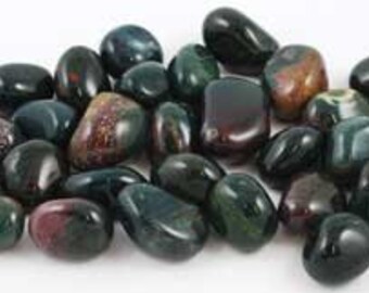 Bloodstone Tumbled Stones 1lb, Jewelry Making, Metaphysical Crafts