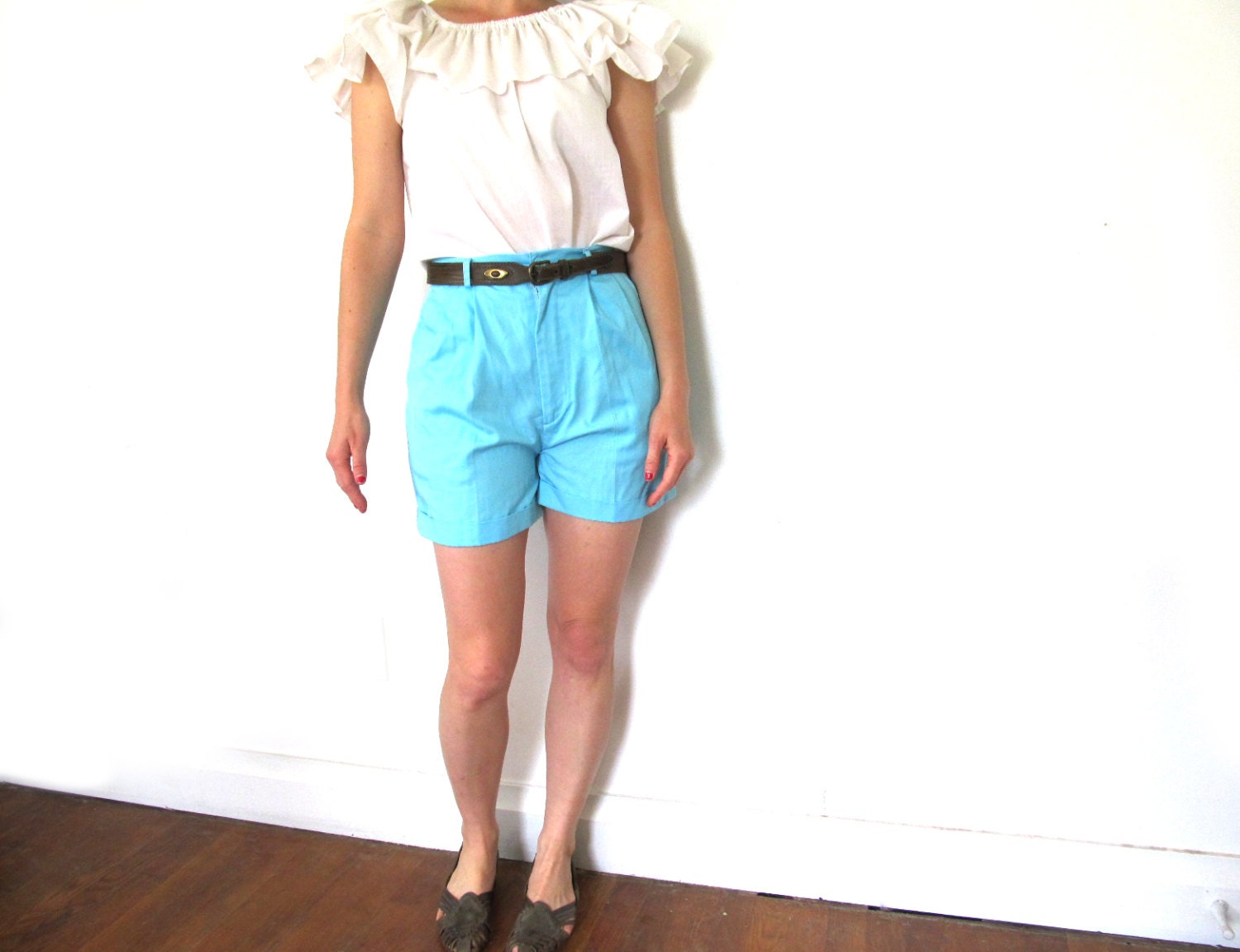 80s outfits with shorts
