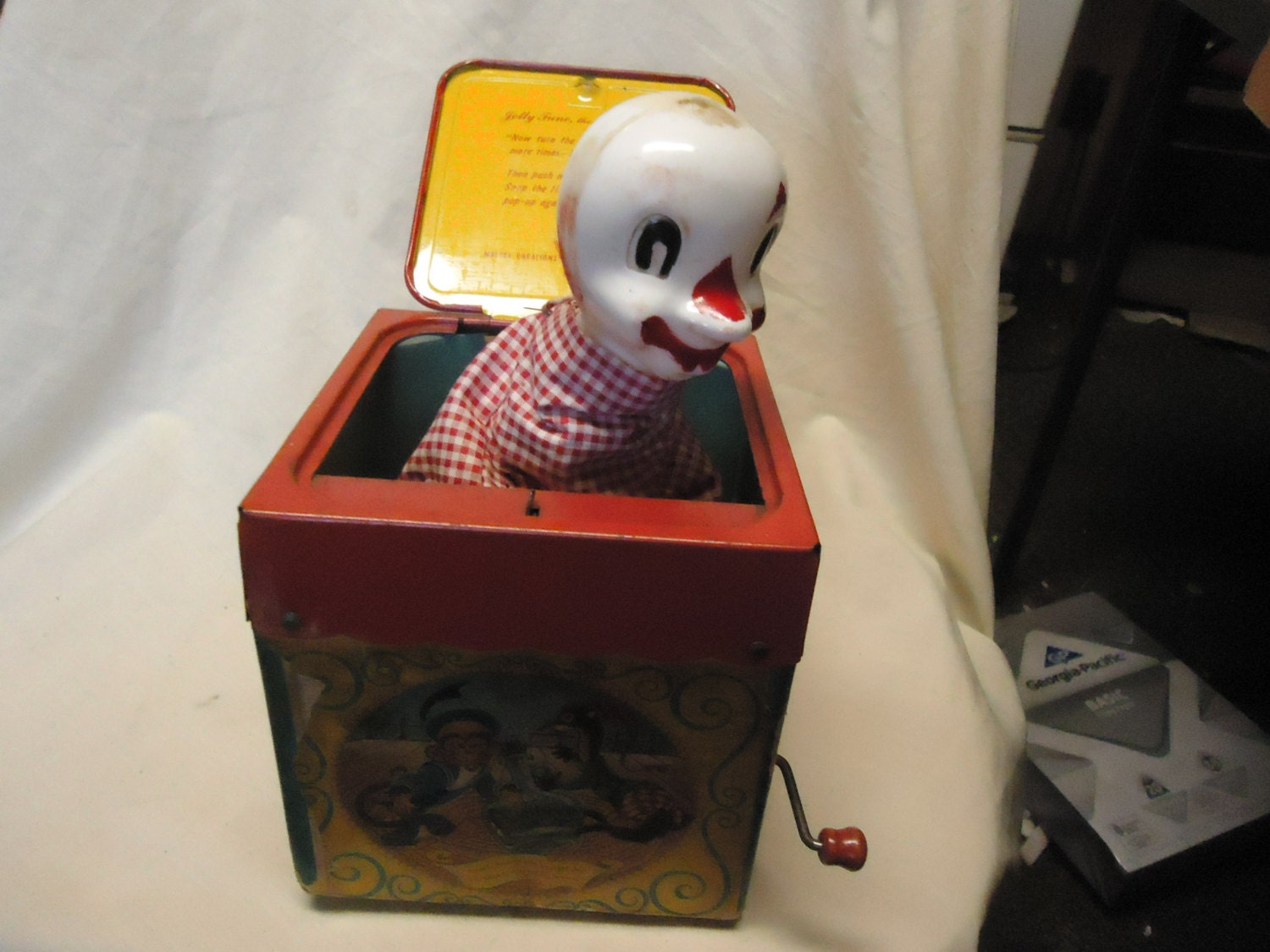 mattel jack in the box clown
