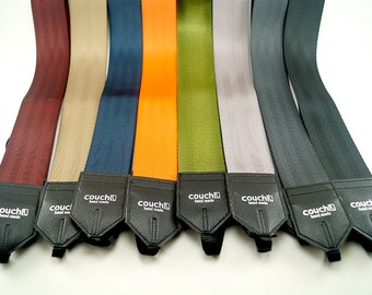 Seatbelt Camera Strap, upcycled, recycled, Many colors to choose from