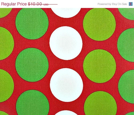 Items similar to Closing Shop Christmas Home Decor Fabric Yardage ...