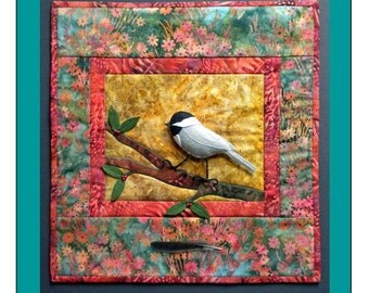 Black Capped Chickadee Blank Gift/Note Card & Envelope