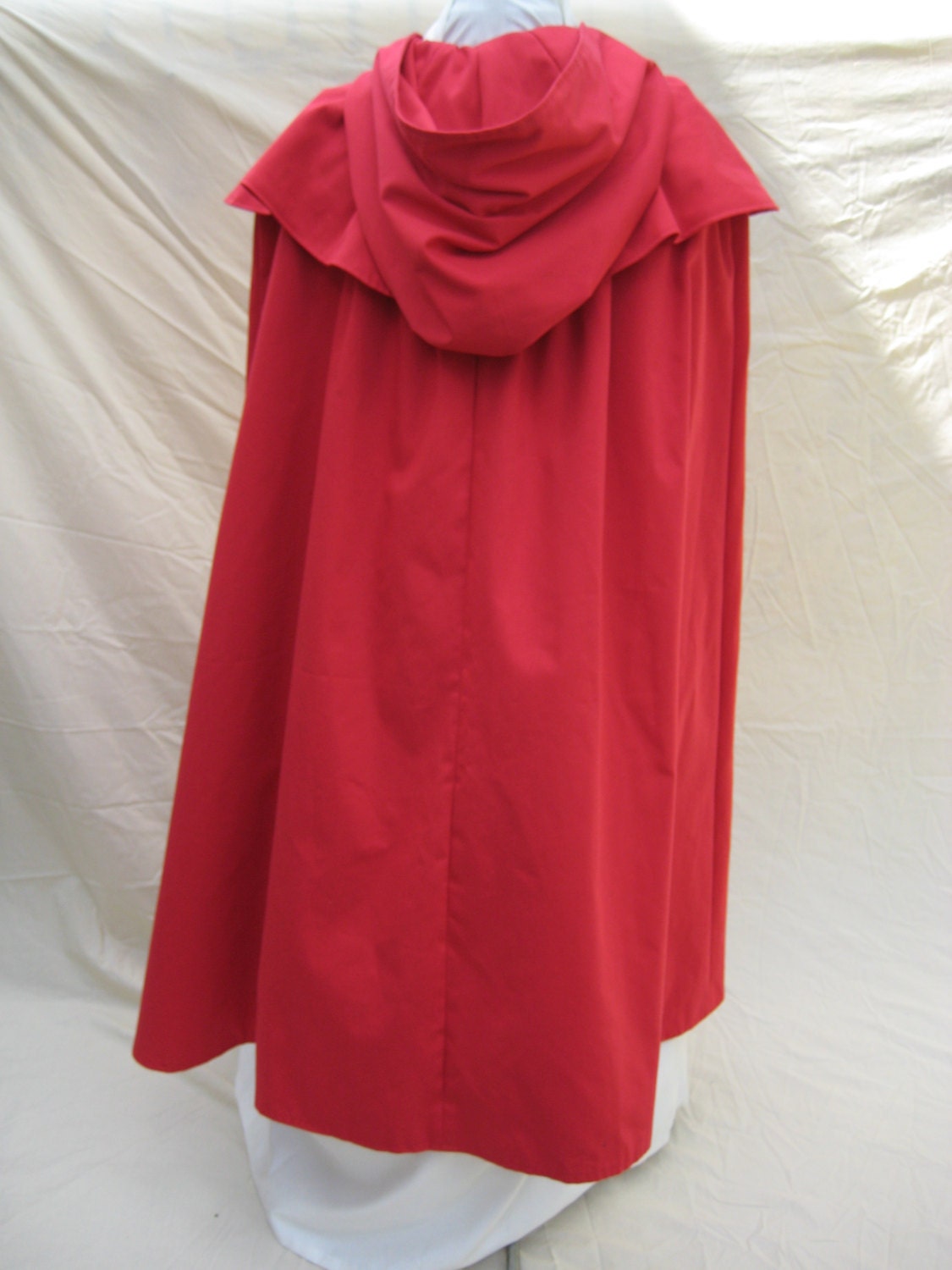 Regency/Colonial Cloak/Cape. CUSTOM MADE. Red Riding Hood.